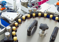 máquina de etiquetas de 400pcs/Min Semi Automatic Round Bottle rotulagem lateral dupla